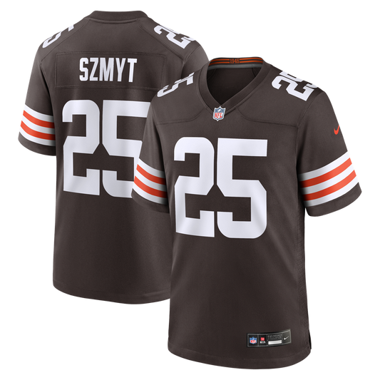 Andre Szmyt Cleveland Browns Team Game Jersey - Brown