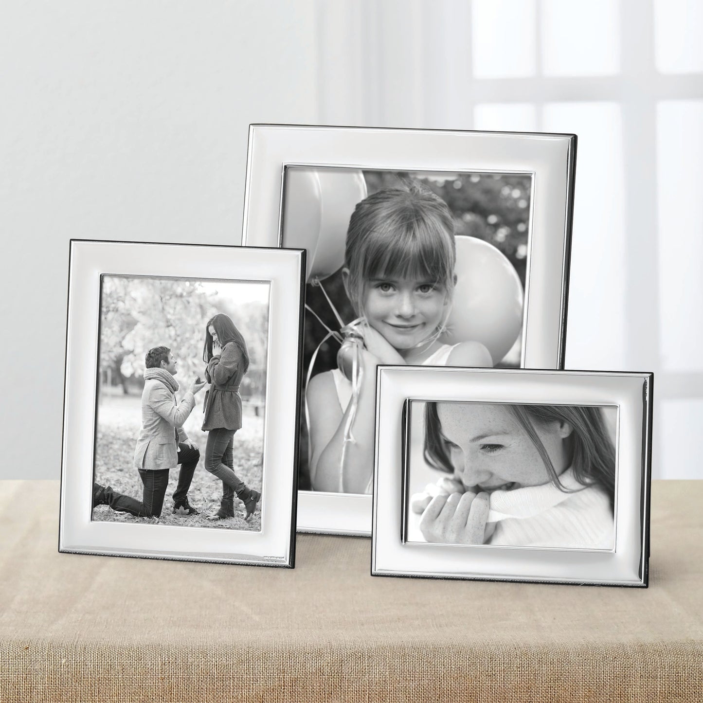 Naples Silverplate 5x7 Photo Frame
