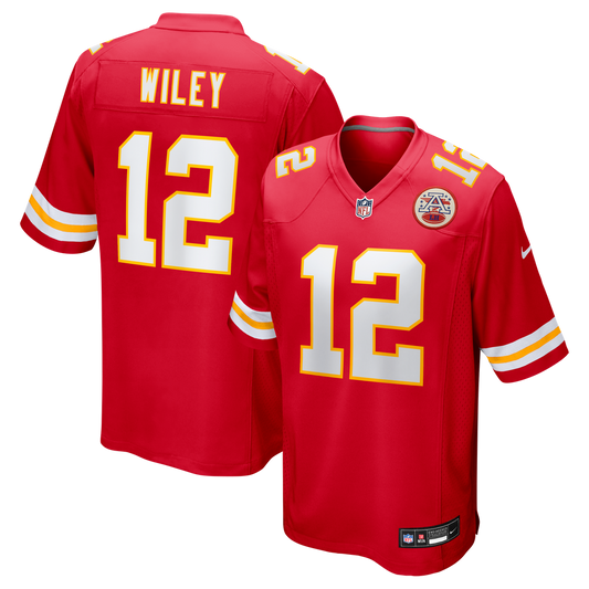 Jared Wiley Kansas City Chiefs Game Jersey - Red