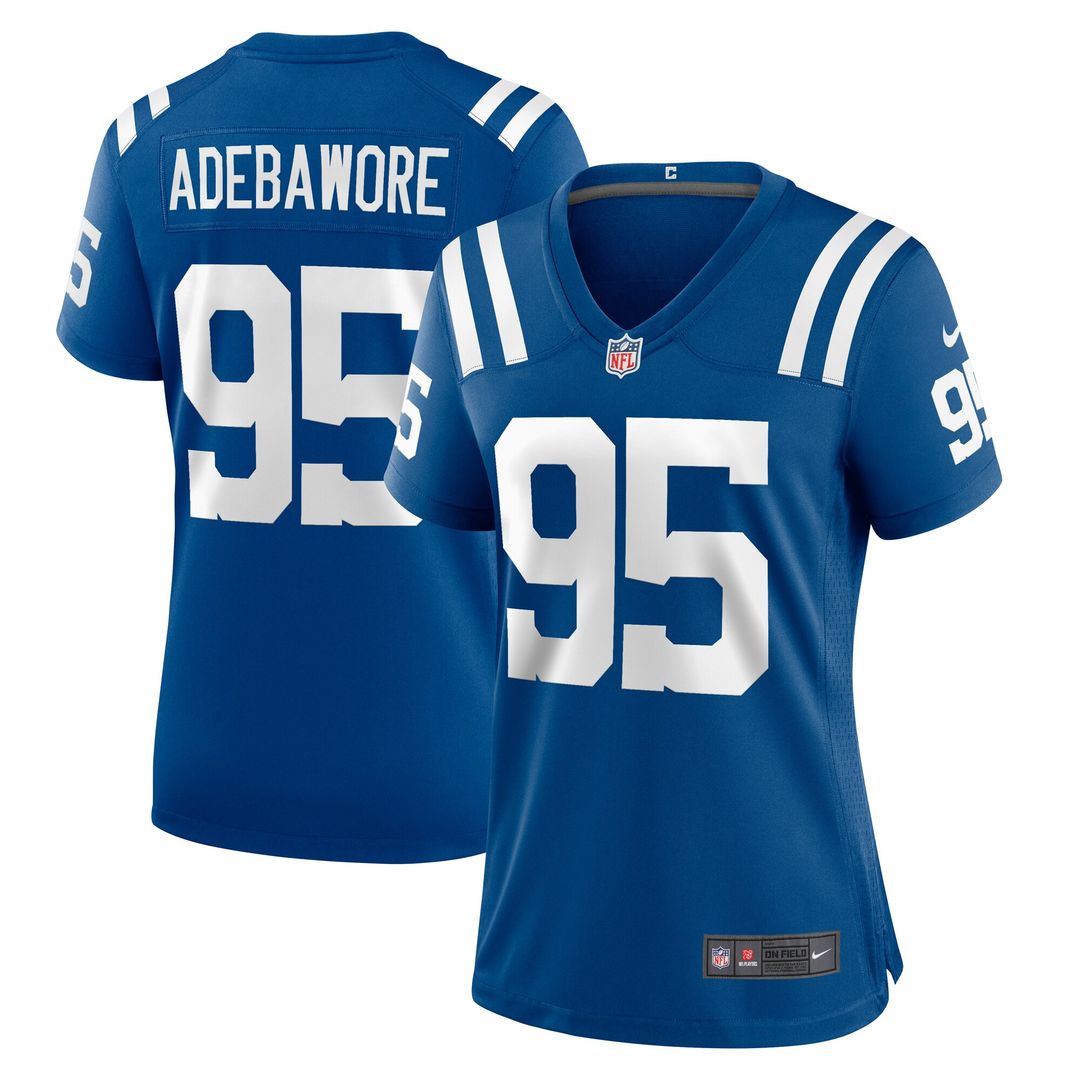 Adetomiwa Adebawore Indianapolis Colts Women's Team Game Jersey - Royal