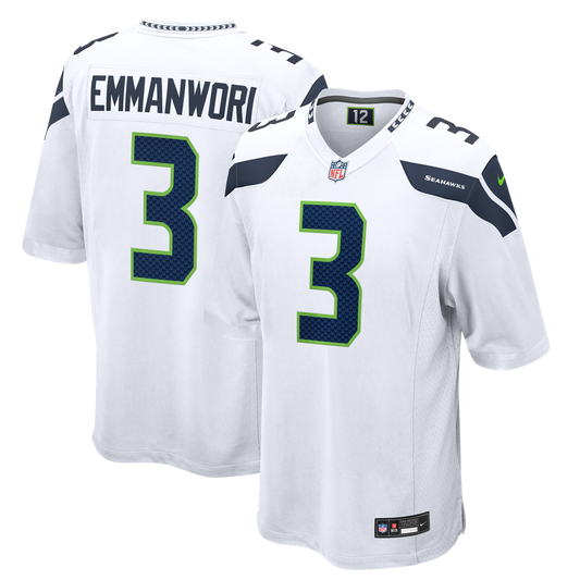 Nick Emmanwori Seattle Seahawks Game Jersey - White