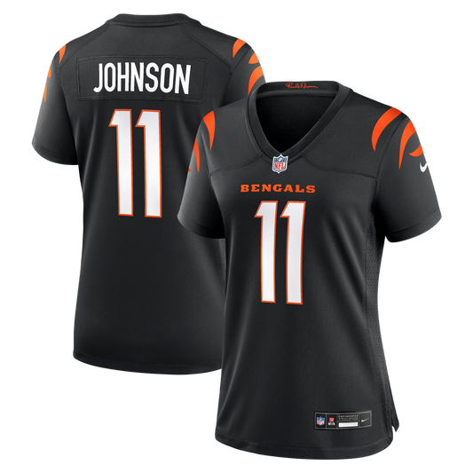 Josh Johnson Cincinnati Bengals Women's Team Game Jersey - Black
