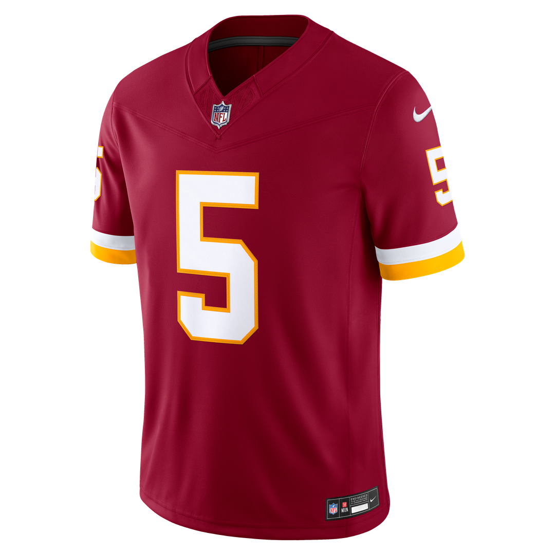 Jayden Daniels Washington Commanders Vapor F.U.S.E. Stitched Limited Jersey - White