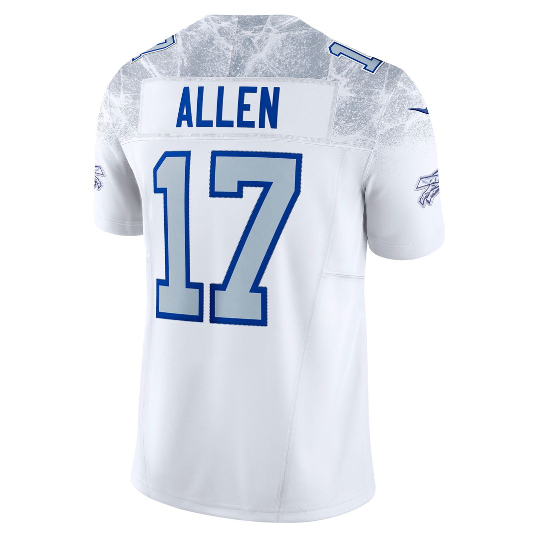 Josh Allen Buffalo Bills 2025 Rivalries Collection Stitched Limited Jersey - White