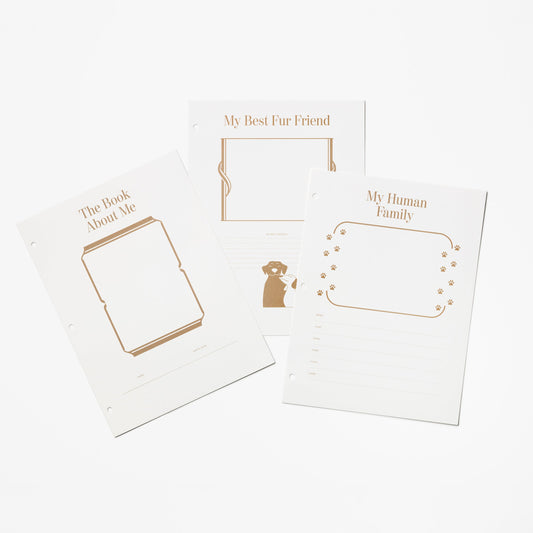 A Dog's Life Photo Album Paper, 10 Pages
