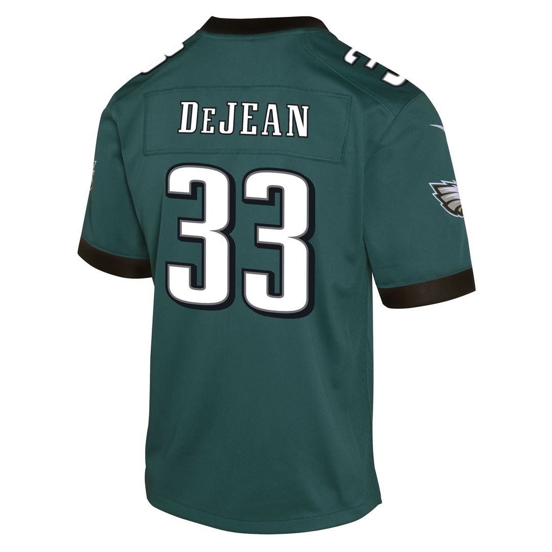 Cooper DeJean Philadelphia Eagles Youth Game Player Jersey - Midnight Green