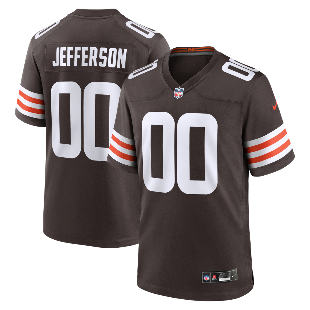 Justin Jefferson Cleveland Browns Game Jersey - Brown