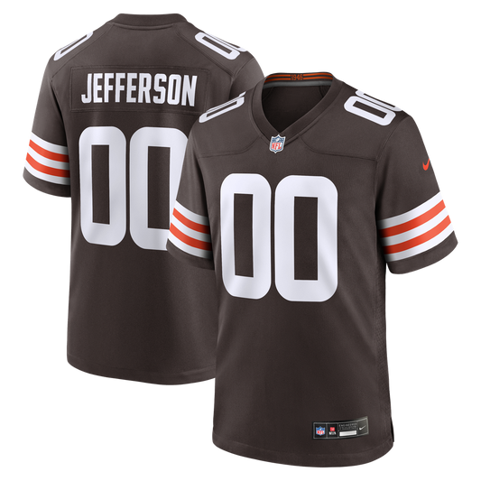 Justin Jefferson Cleveland Browns Game Jersey - Brown