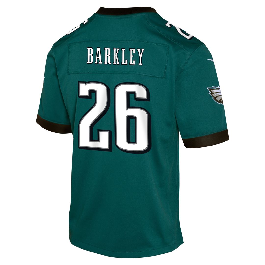 Saquon Barkley Philadelphia Eagles Youth Game Jersey - Kelly Green