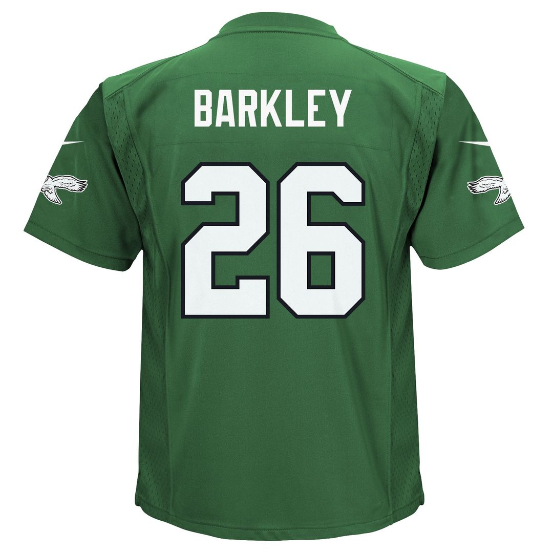 Saquon Barkley Philadelphia Eagles Toddler Game Jersey - Midnight Green