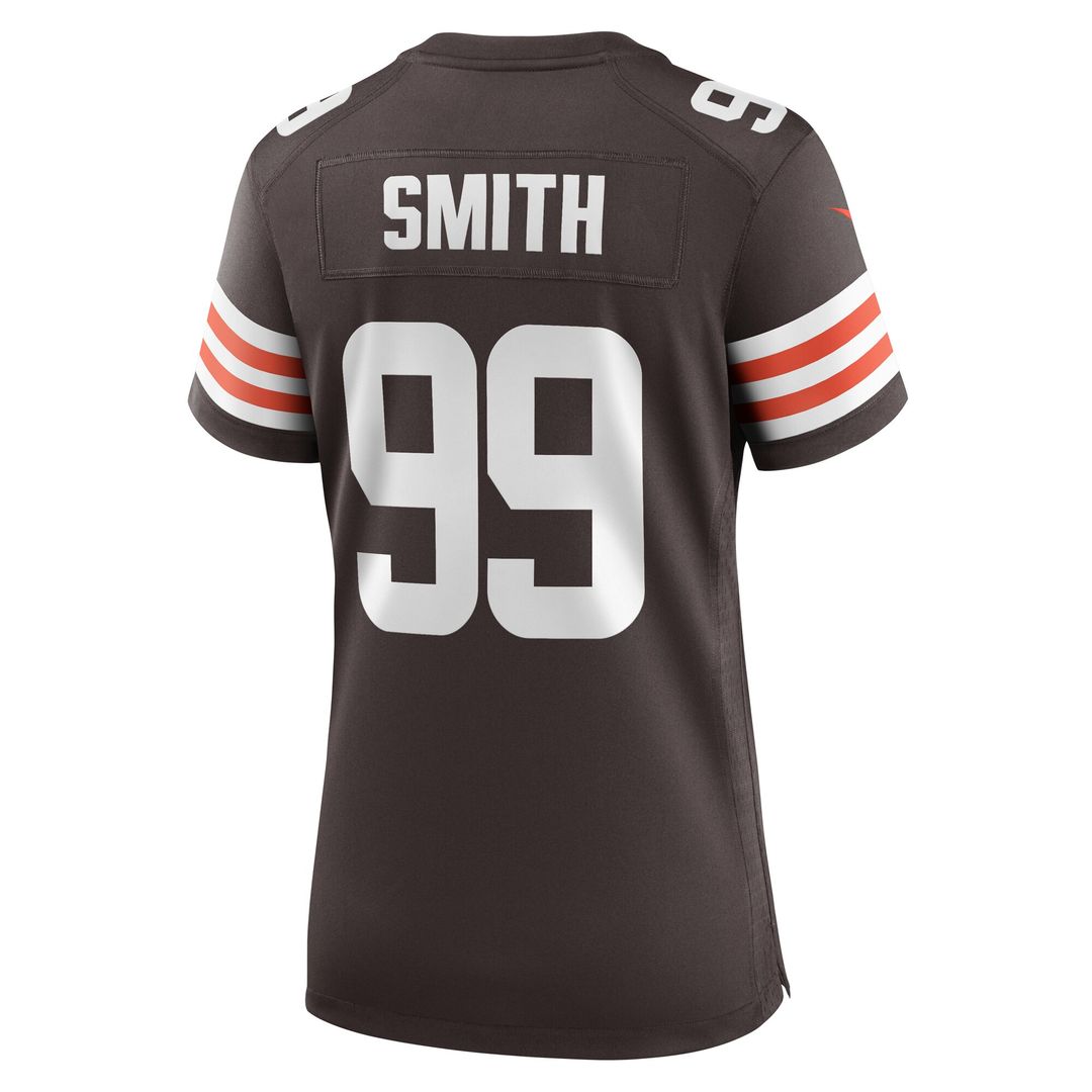 Za'Darius Smith Cleveland Browns Women's Team Game Jersey - Brown