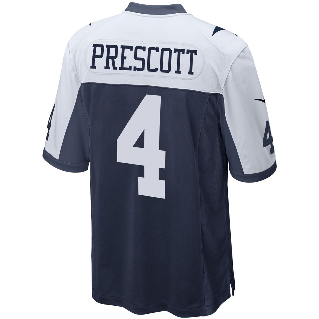 Dak Prescott Dallas Cowboys Alternate Game Team Jersey - White