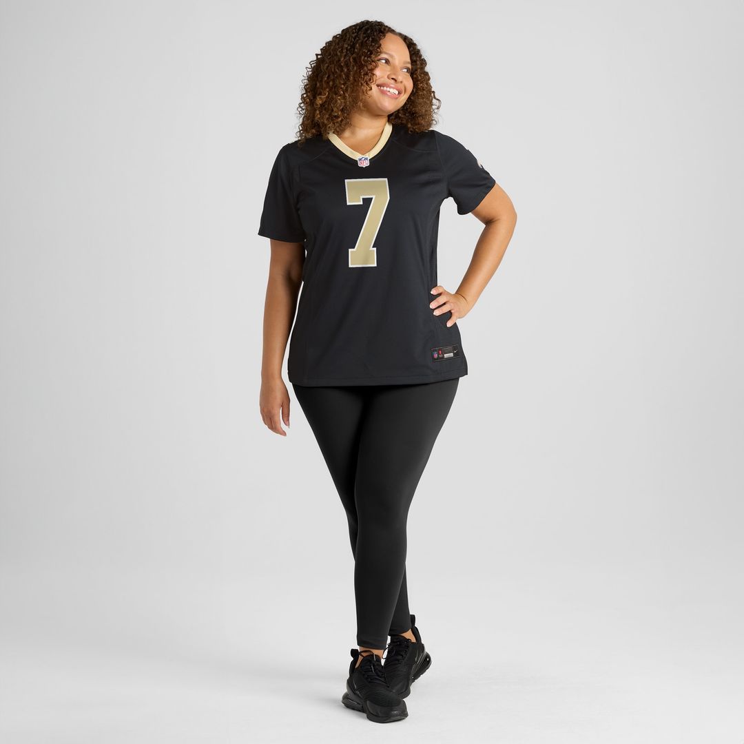 Morten Andersen New Orleans Saints Women's Game Retired Player Jersey - Black