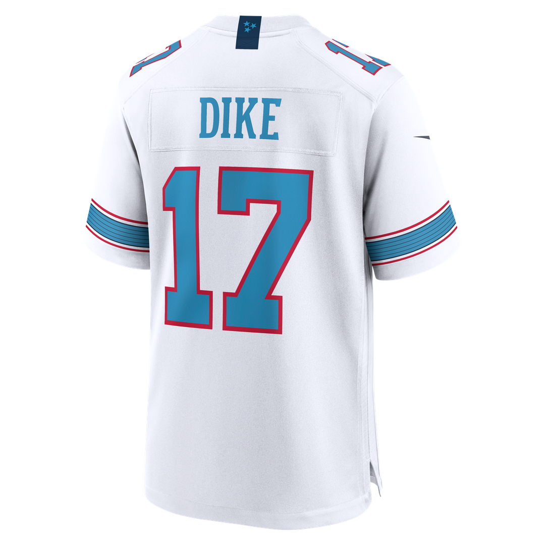 Chimere Dike Tennessee Titans Team Game Jersey - Light Blue