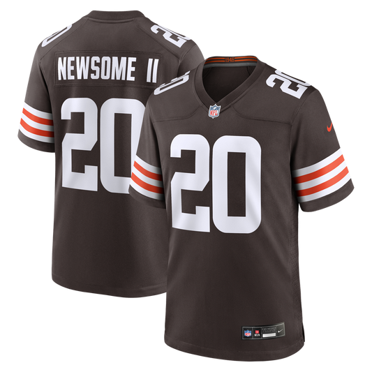 Greg Newsome II Cleveland Browns Game Jersey - Brown