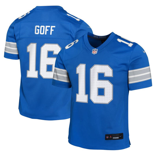 Jared Goff Detroit Lions Youth Game Jersey - Blue