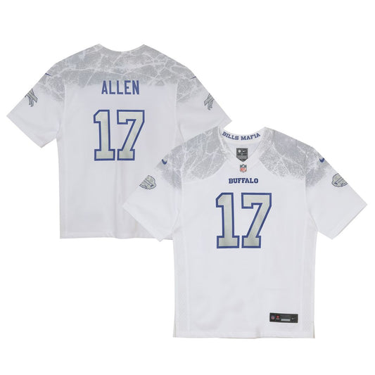 Josh Allen Buffalo Bills Toddler 2025 Rivalries Collection Game Jersey - White