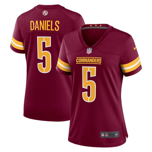Jayden Daniels Washington Commanders Women's Player Game Jersey - Burgundy