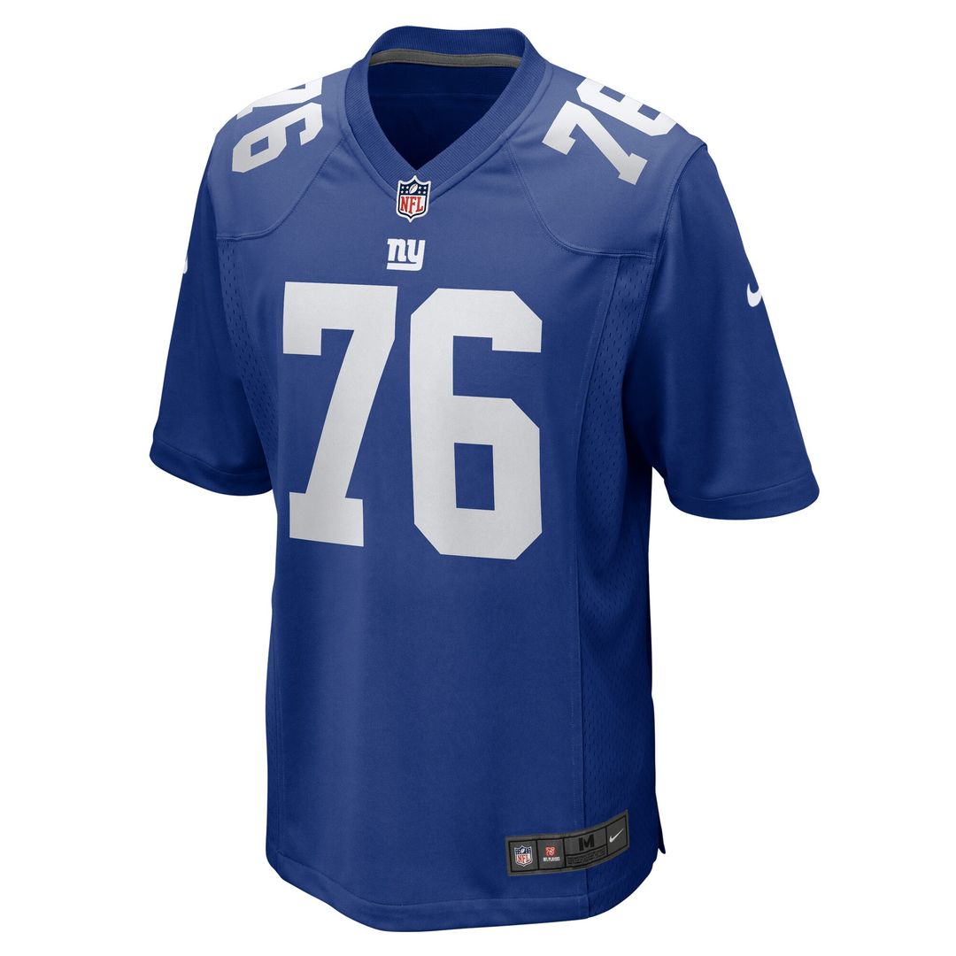 Jon Runyan New York Giants Team Game Jersey - Royal