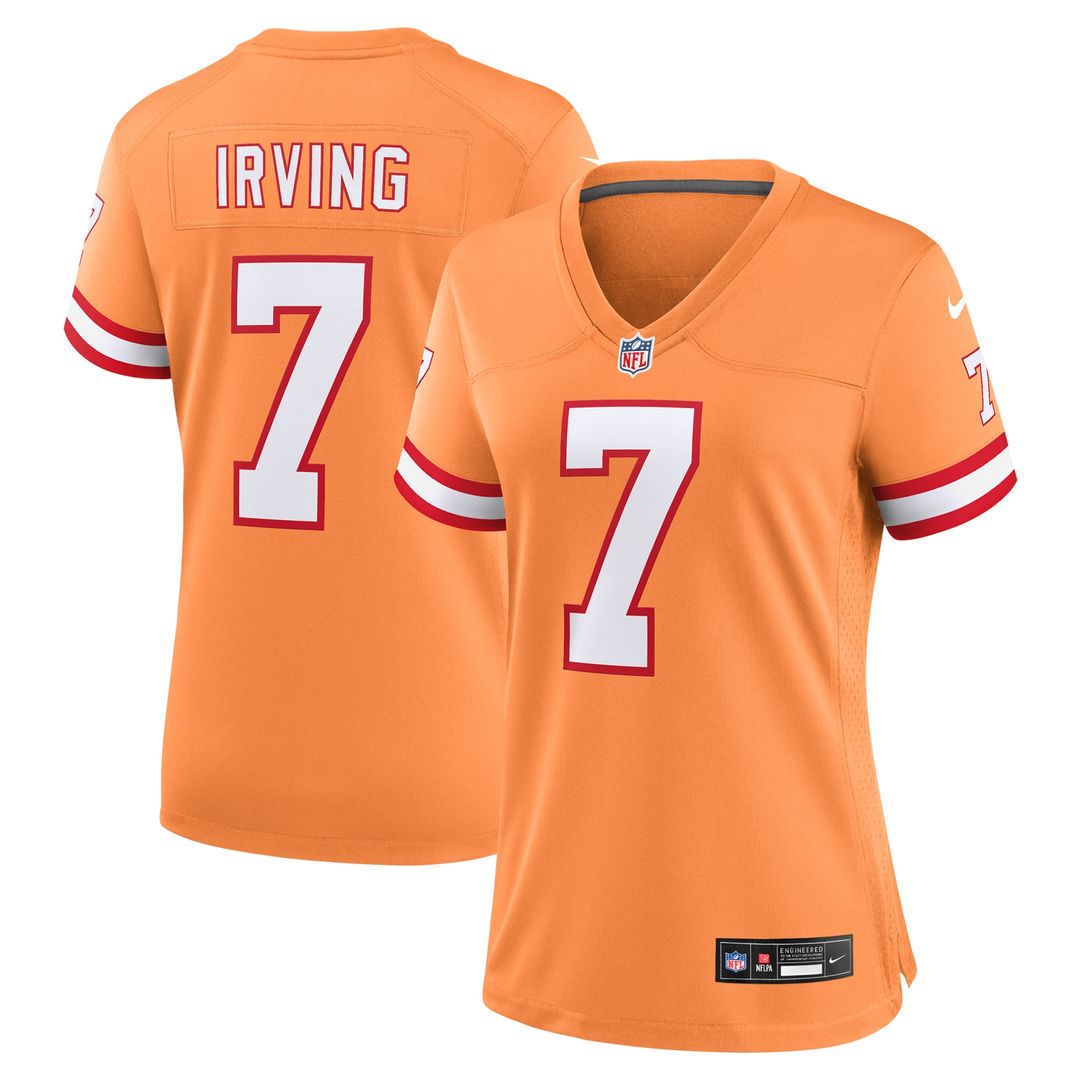 Bucky Irving Tampa Bay Buccaneers Women's Alternate Game Jersey - Pewter