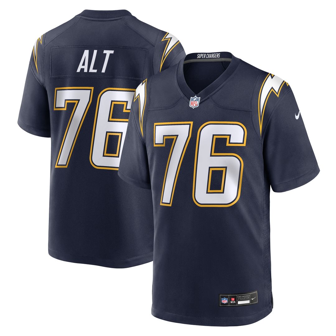 Joe Alt Los Angeles Chargers Player Game Jersey - Powder Blue