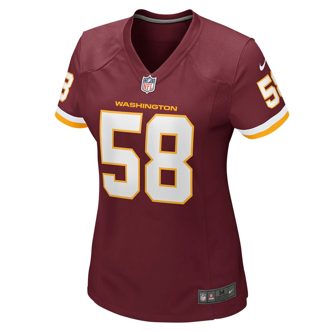 Shaka Toney Washington Football Team Women's Game Jersey - Burgundy