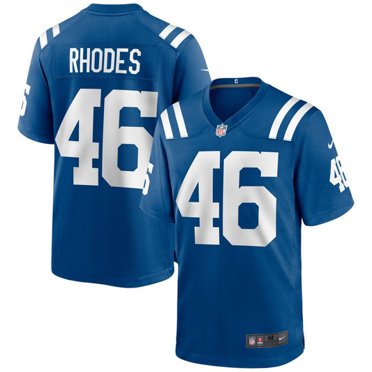 Luke Rhodes Indianapolis Colts Game Jersey - Royal
