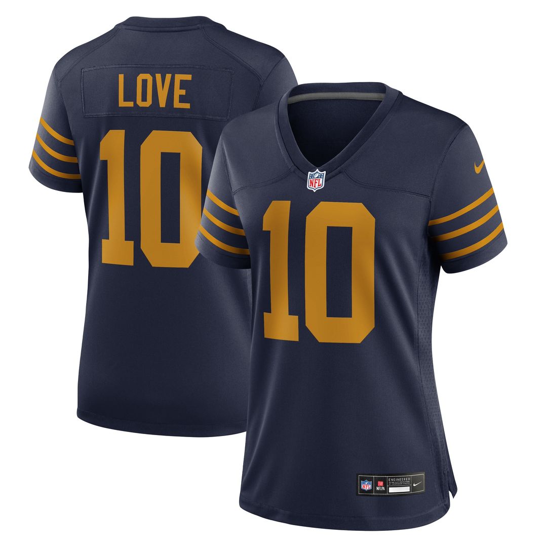 Love Green Bay Packers Women's The 1923 Classic Game Jersey - Navy
