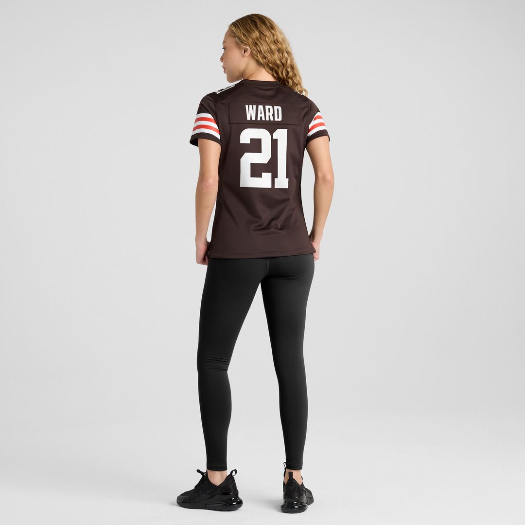 Denzel Ward Cleveland Browns Women's Player Game Jersey - Brown