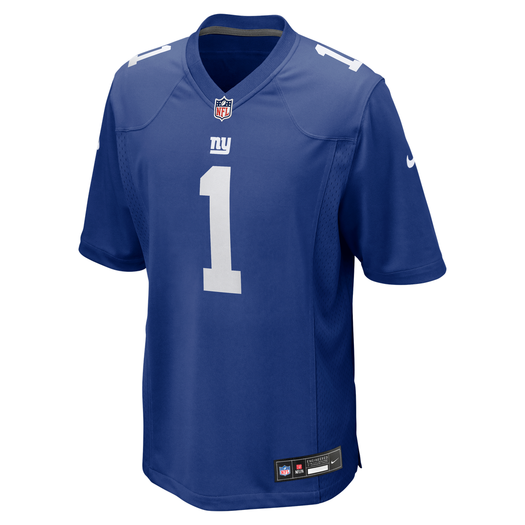 Malik Nabers New York Giants Player Game Jersey - Royal