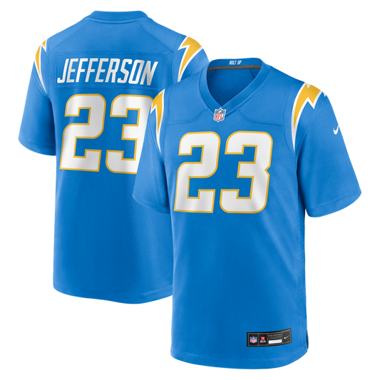 Tony Jefferson Los Angeles Chargers Team Game Jersey - Powder Blue