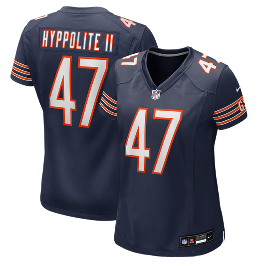 Ruben Hyppolite II Chicago Bears Women's Team Game Jersey - Navy