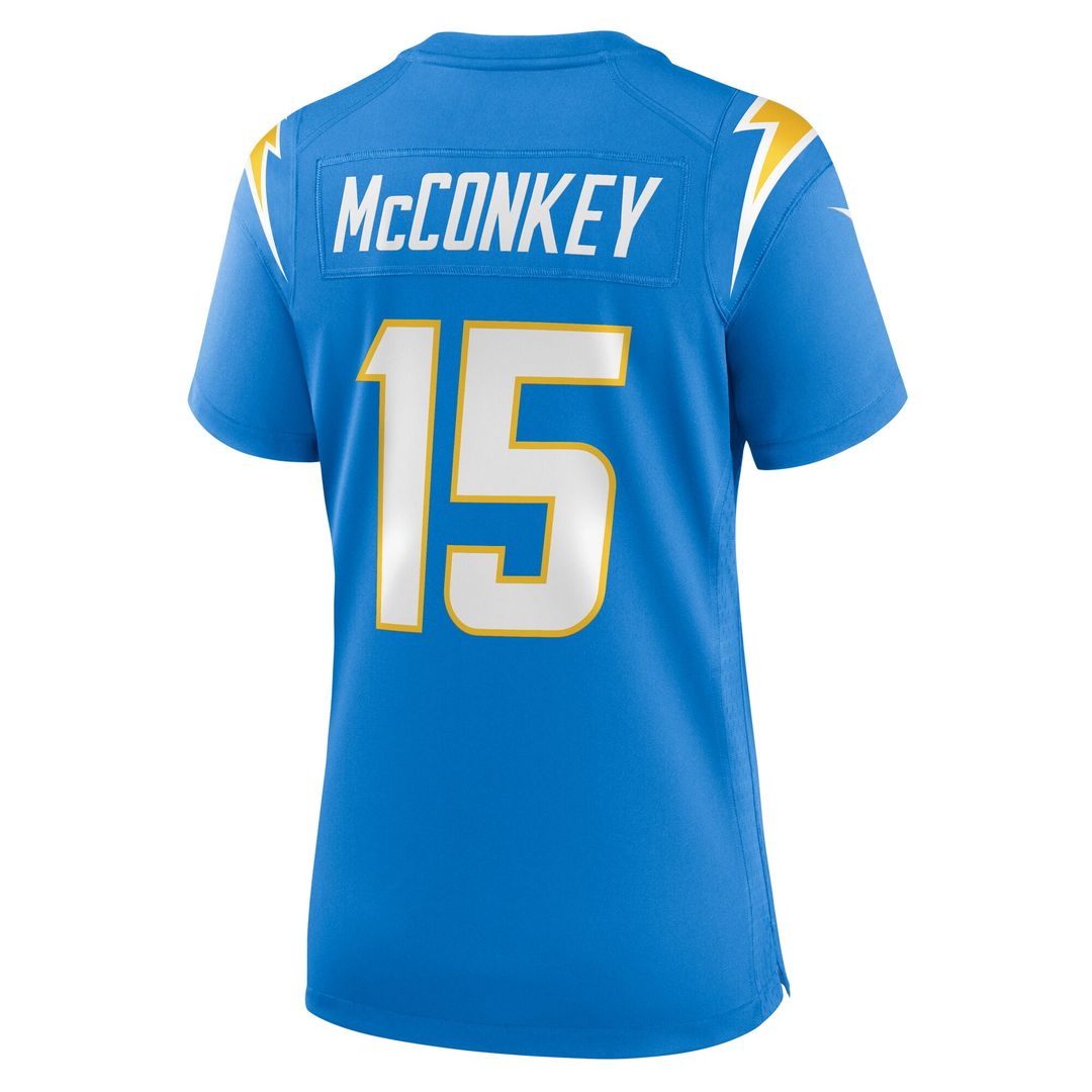 Ladd McConkey Los Angeles Chargers Women's Alternate Super Chargers Game Jersey - Navy