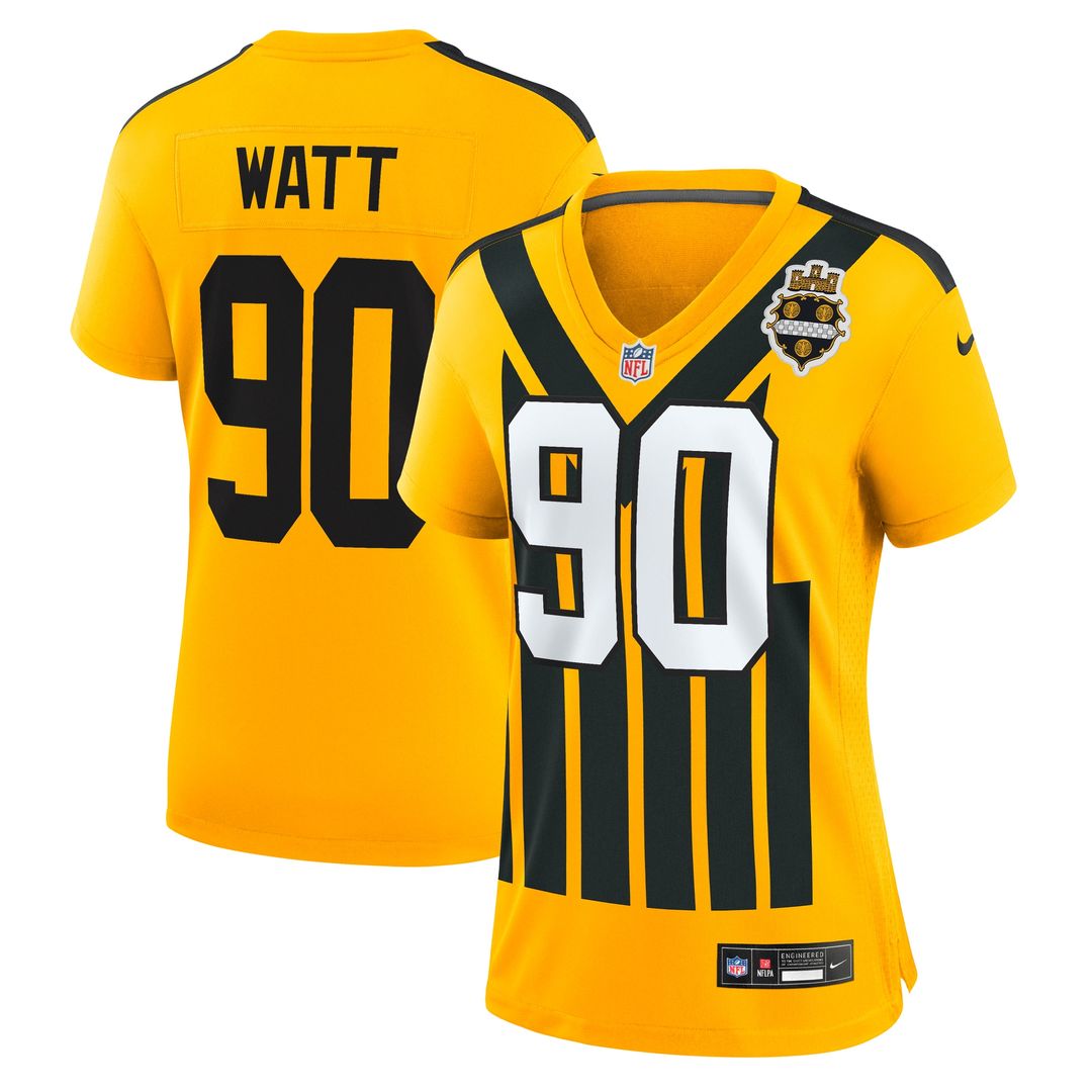 T.J. Watt Pittsburgh Steelers Women's Game Jersey - Black