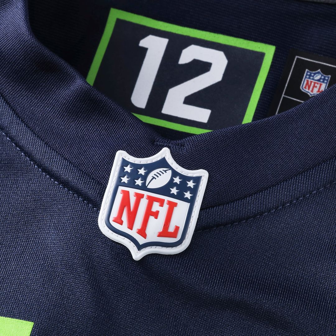 12s Seattle Seahawks Game Jersey - White