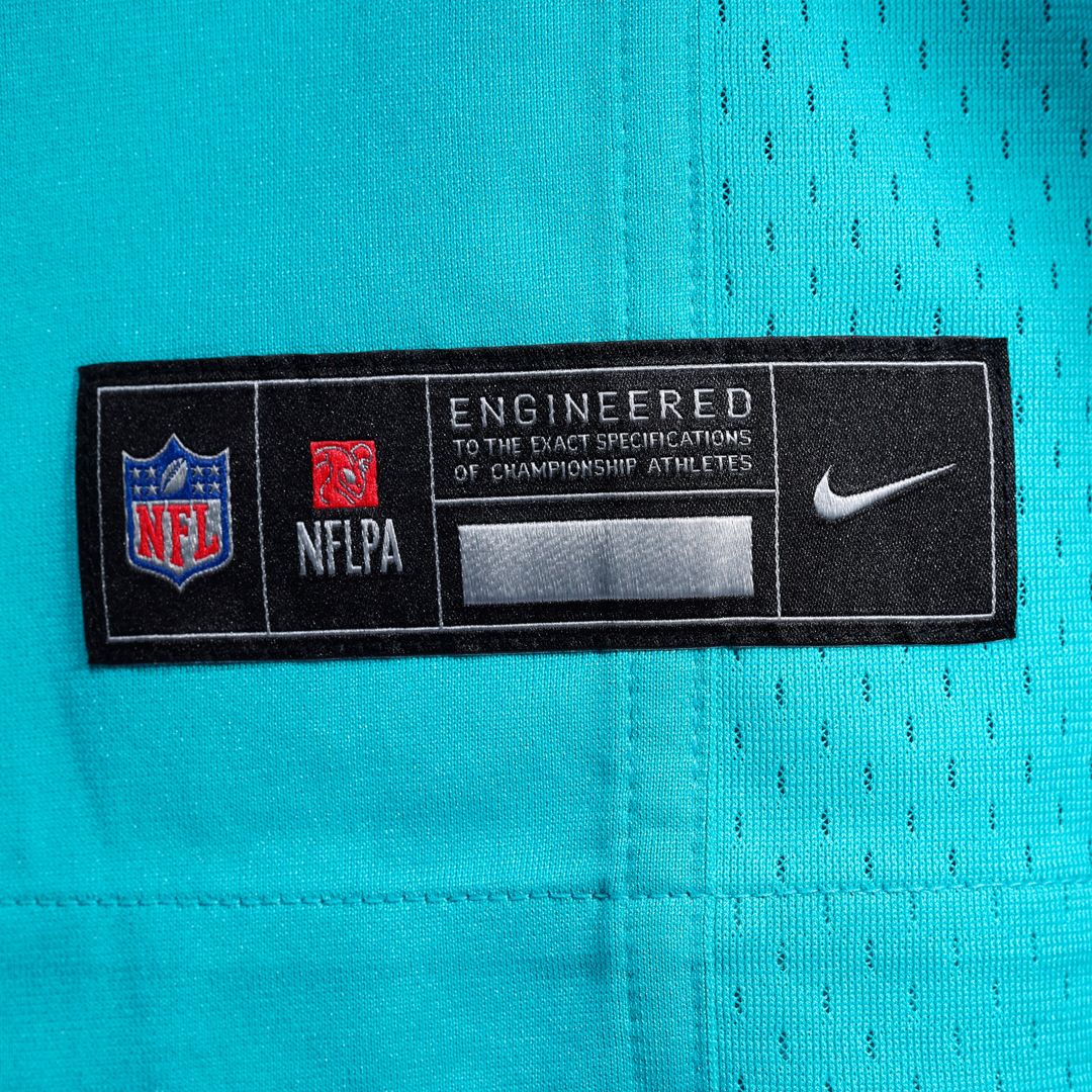 Kion Smith Miami Dolphins Game Jersey - Aqua