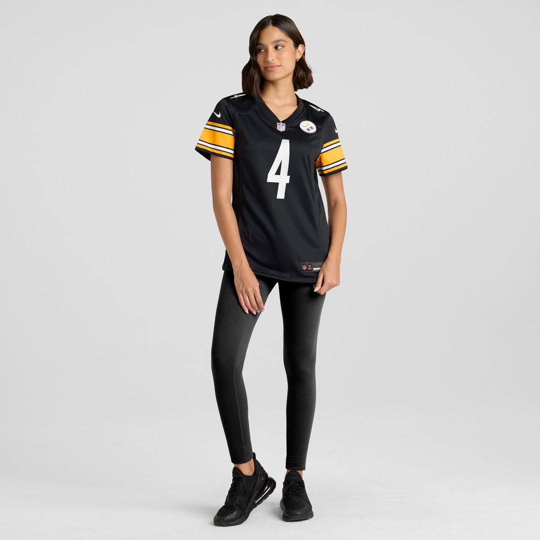 DK Metcalf Pittsburgh Steelers Women's Team Game Jersey - Black