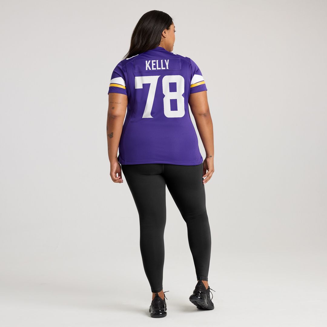 Ryan Kelly Minnesota Vikings Women's Team Game Jersey - Purple