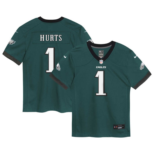 Jalen Hurts Philadelphia Eagles Preschool Team Game Jersey - Midnight Green