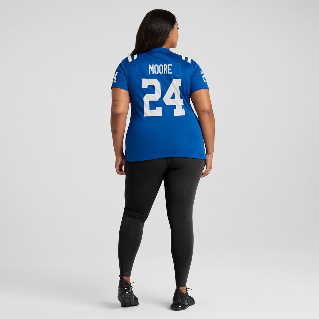 Lenny Moore Indianapolis Colts Women's Game Retired Player Jersey - Royal