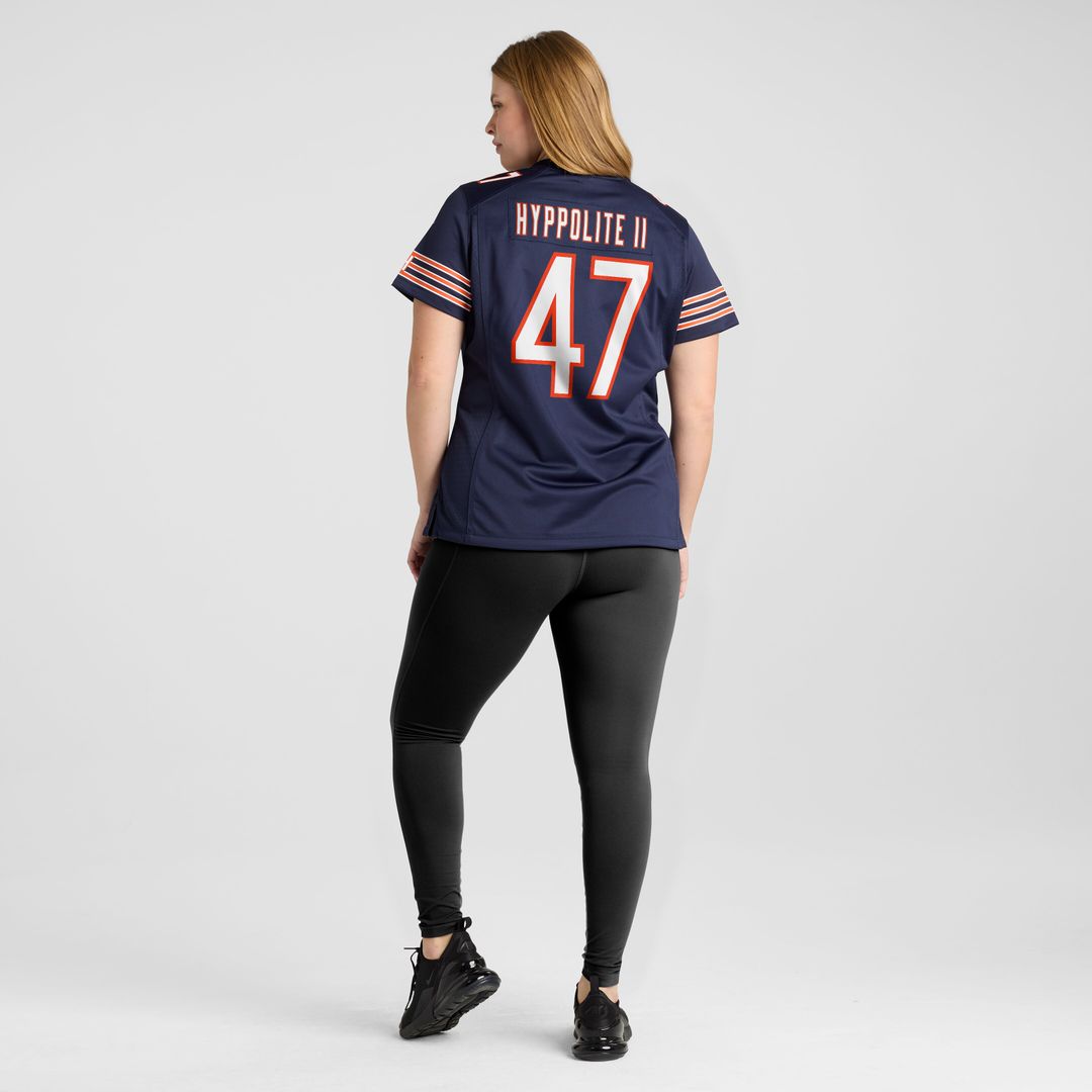Ruben Hyppolite II Chicago Bears Women's Team Game Jersey - Navy