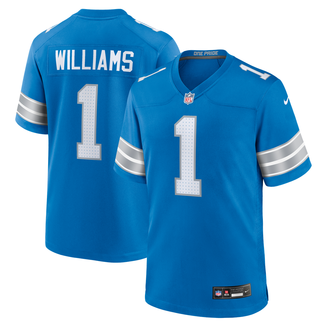 Jameson Williams Detroit Lions Alternate Game Player Jersey - Black