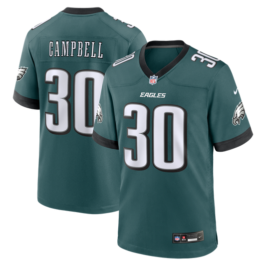 Jihaad Campbell Philadelphia Eagles Game Player Jersey - Green