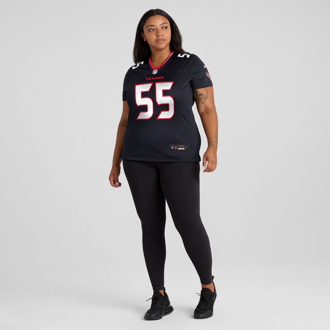 Danielle Hunter Houston Texans Women's Team Game Jersey - Navy