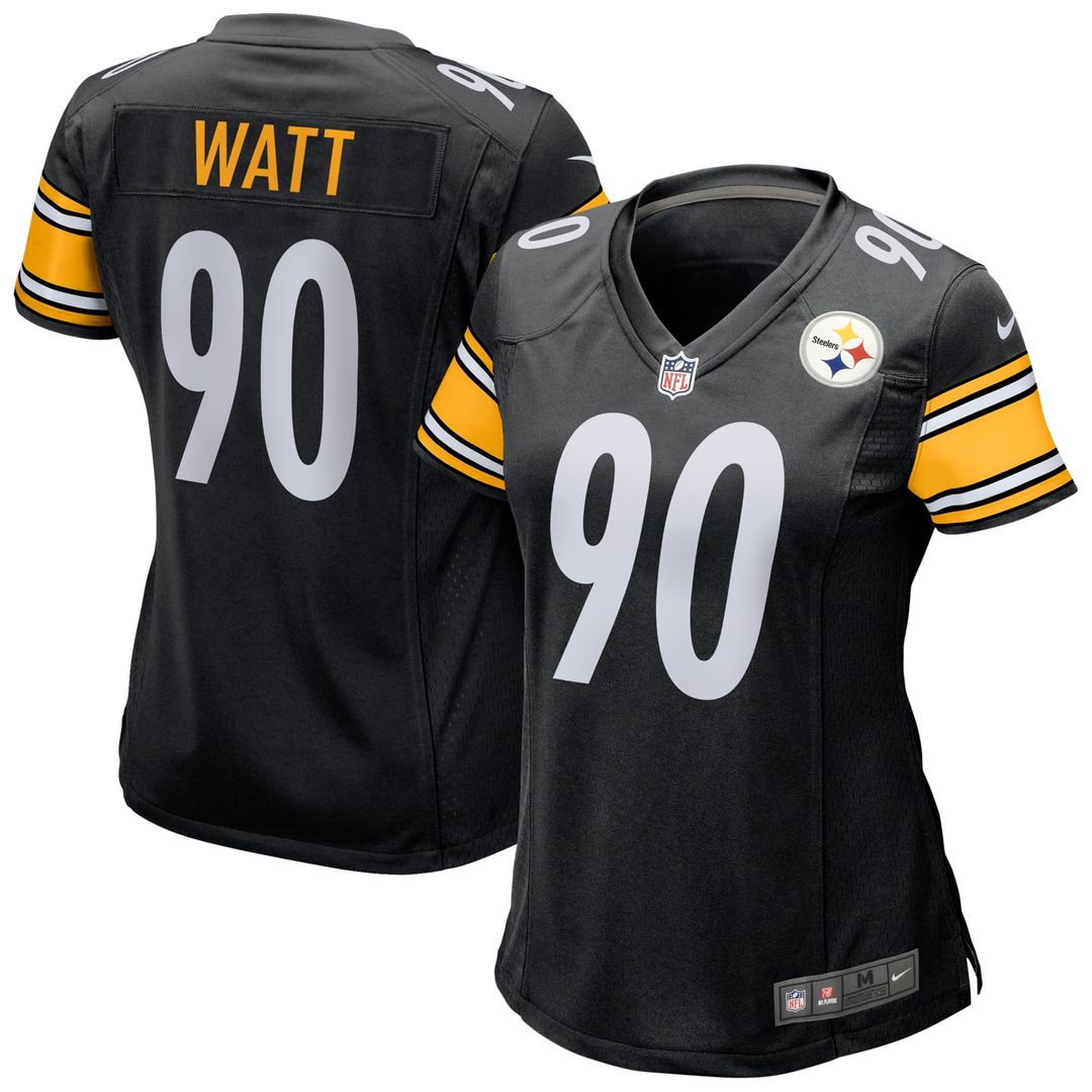 T.J. Watt Pittsburgh Steelers Women's Game Jersey - Black