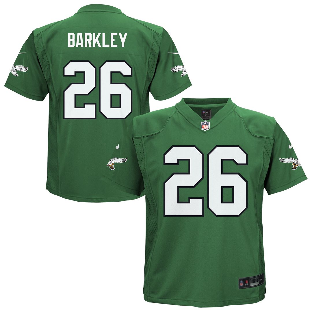 Saquon Barkley Philadelphia Eagles Toddler Game Jersey - Midnight Green