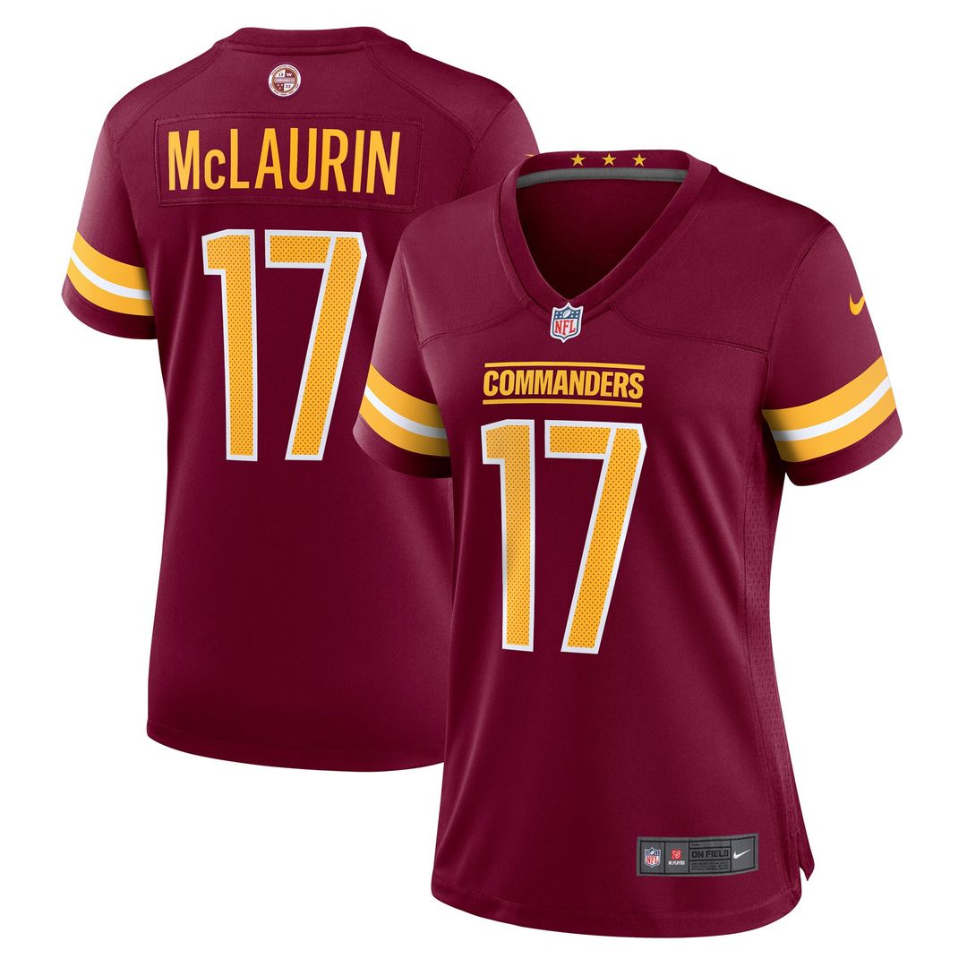 Terry McLaurin Washington Commanders Women's Player Jersey - Burgundy