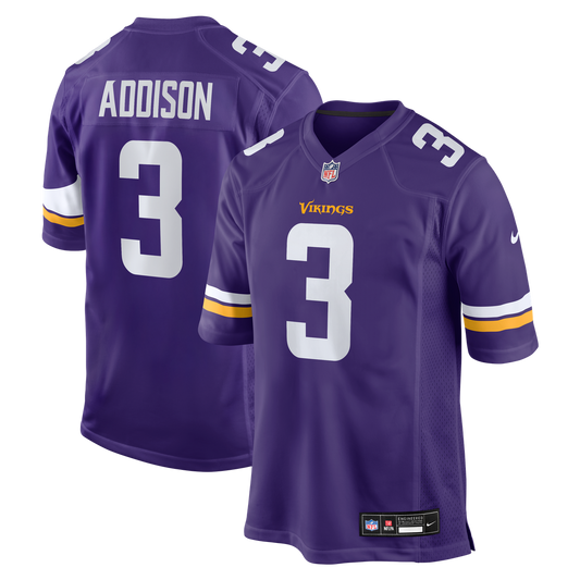 Addison Minnesota Vikings Game Jersey - Purple