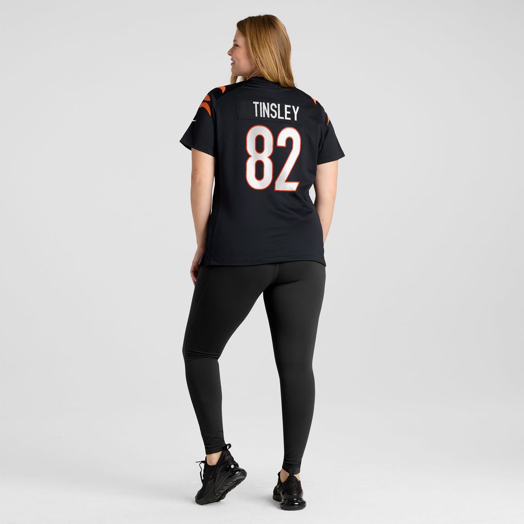 Mitchell Tinsley Cincinnati Bengals Women's Team Game Jersey - Black