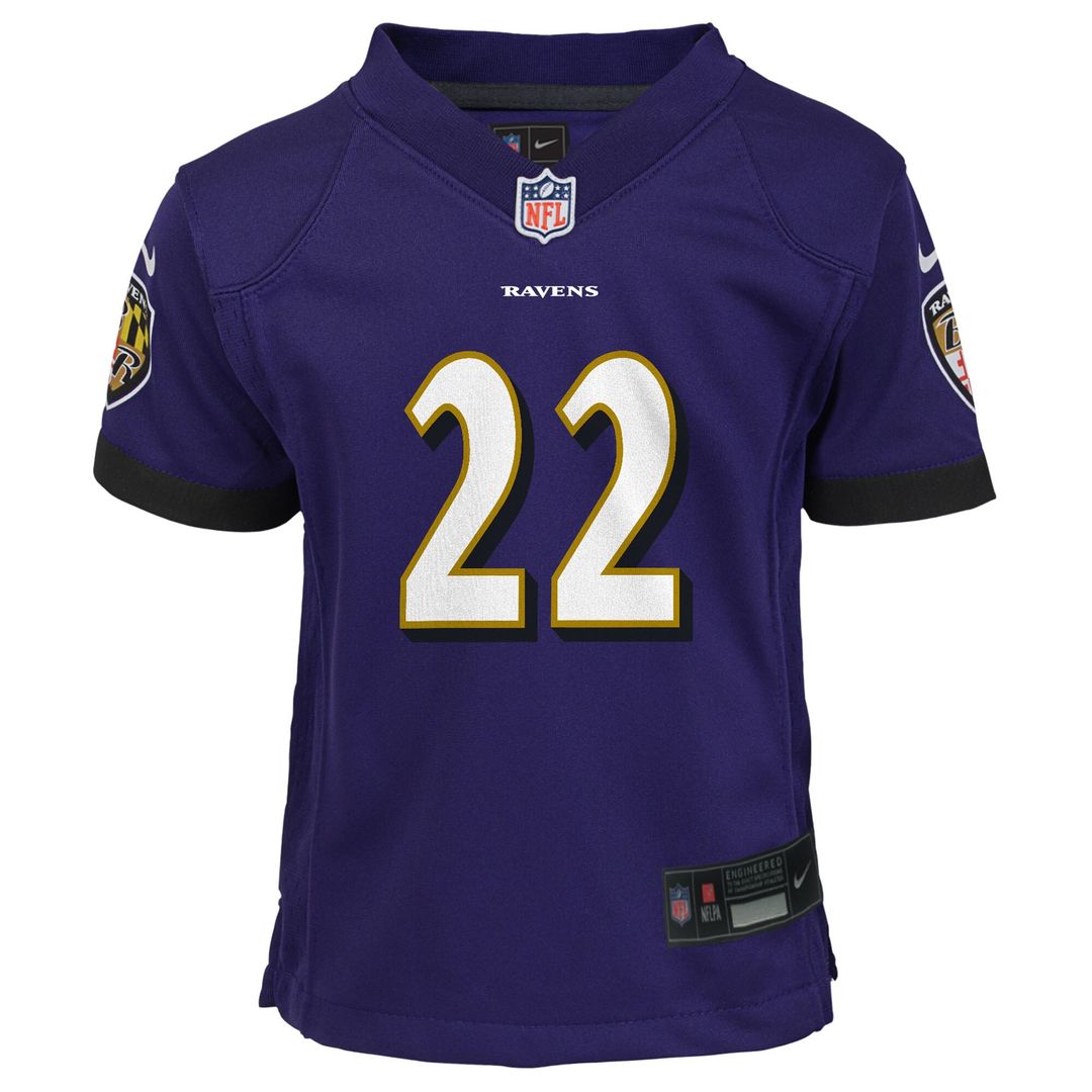 Derrick Henry Baltimore Ravens Infant Team Player Game Jersey - Purple